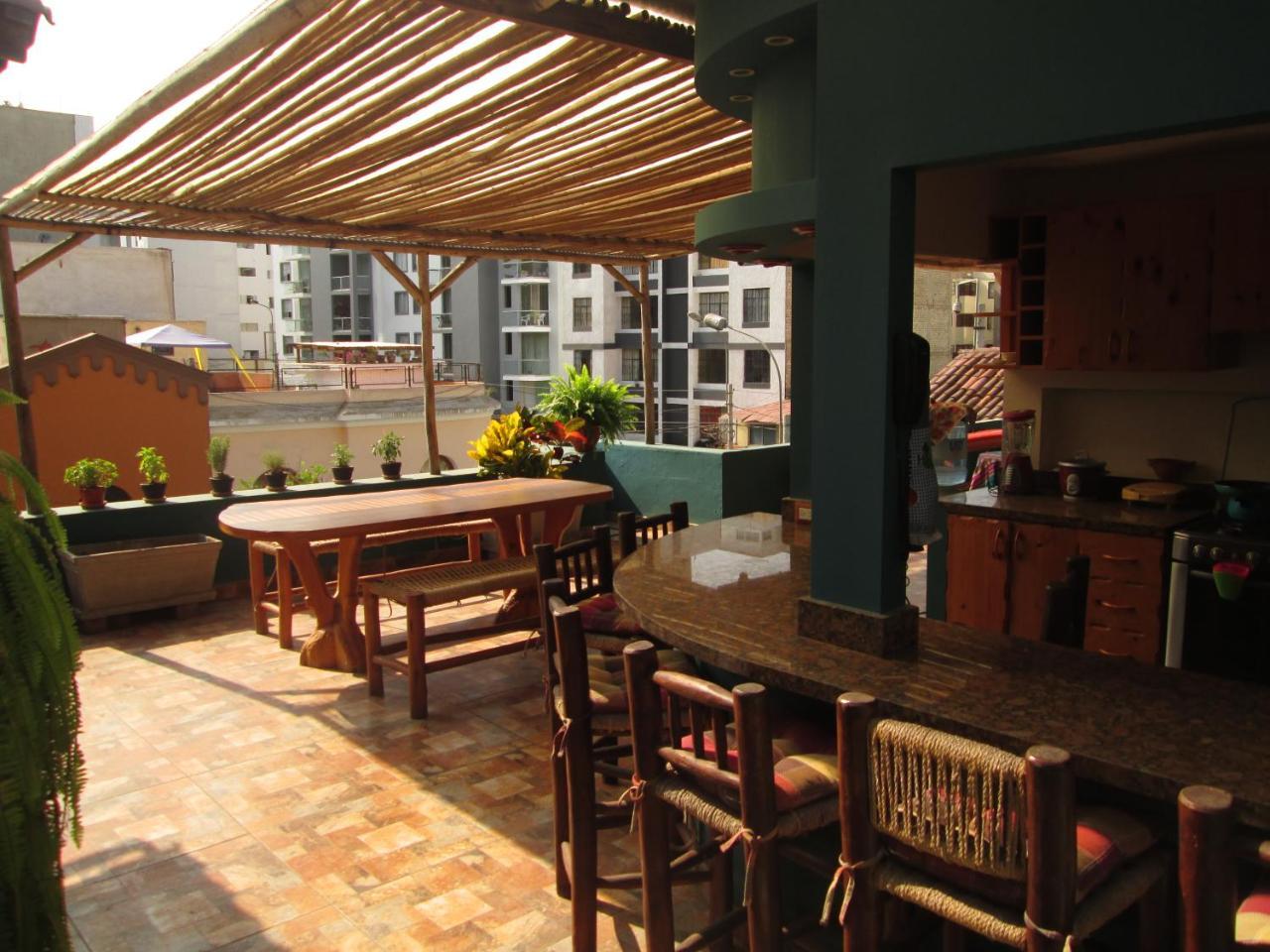 La Casona Azul Bed & Breakfast Lima Bagian luar foto